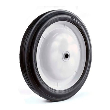 Martin Wheel Martin Wheel Light Duty Steel Wheel 113 - 12 x 1.75 - 2-1/4" Centered Hub - 1/2" BB - Rib Tread 113